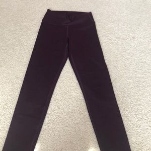 Full length plum fabletics leggings